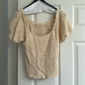 Crochet style  crop top